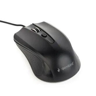 Gembird Myš MUS-4B-01L, USB, optická, čierna, kábel 1,8m Gembird Myš MUS-4B-01L, USB, optická, čierna, kábel 1,8m