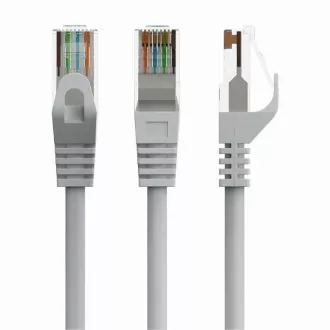 Gembird UTP Cat6 Patch kábel, sivý, 1m Gembird UTP Cat6 Patch kábel, sivý, 1m