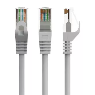 Gembird UTP Cat6 Patch kábel, sivý, 0,5m Gembird UTP Cat6 Patch kábel, sivý, 0,5m