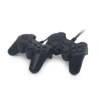 GEMBIRD JPD-UDV2-01 Dvojitý USB herný ovládač pre PC s duálnou vibráciou GEMBIRD JPD-UDV2-01 Dvojitý USB herný ovládač pre PC s duálnou vibráciou