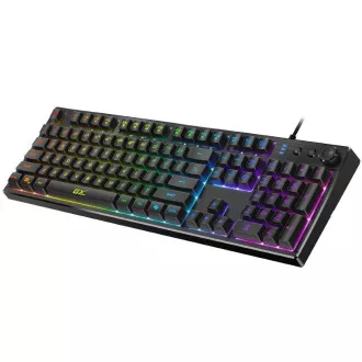 Genius GX Gaming Scorpion K7 Plus Klávesnica, herná, drôtová, RGB podsvietenie, copilot kláves, CZ+SK layout, USB, čierna