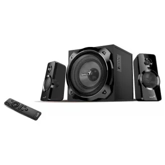 Genius SW-2.1 1850BT, Reproduktory, 2.1, 50W, Bluetooth, RCA, diaľkové ovládanie, čierne Genius SW-2.1 1850BT, Reproduktory, 2.1, 50W, Bluetooth, RCA, diaľkové ovládanie, čierne