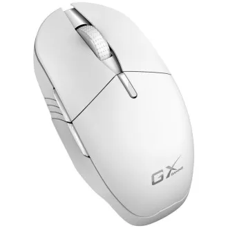 Genius GX GAMING Scorpion M8250 AI, Myš, bezdrôtová, optická, 3200DPI, 6 tlačidiel, BT, 2,4 GHz, USB-C, 7 farieb pods., Copilot, biela