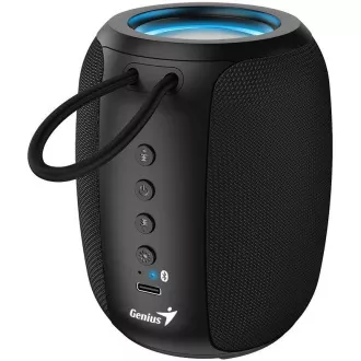 Genius SP-915BT Reproduktor, bezdrôtový, Bluetooth, 5W, LED podsv., USB-C, výdrž až 6 hod., mikrofón, podpora Copilot, čierna Genius SP-915BT Reproduktor, bezdrôtový, Bluetooth, 5W, LED podsv., USB-C, výdrž až 6 hod., mikrofón, podpora Copilot, čierna