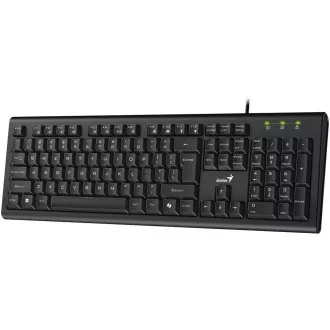 Genius KB-113 Klávesnica, drôtová, USB, CZ+SK layout, Copilot kláves, čierna Genius KB-113 Klávesnica, drôtová, USB, CZ+SK layout, Copilot kláves, čierna