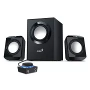 Genius SW-2.1 300 Ver. II , Reproduktory, 2.1, 10W, ovládací modul, 2× 3,5mm jack, čierne