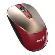 Genius NX-7125 Myš, bezdrôtová, optická, 1200DPI, 4 tlačidlá, Copilot, 2,4 GHz, USB-A, 1× AA batéria, červeno-zlatá