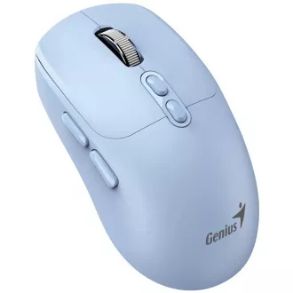 Genius NX-8080S BT Myš, bezdrôtová, optická, 1600DPI, 7 tlačidiel, tichá, Copilot, 2,4 GHz, Bluetooth 5.3, modrá