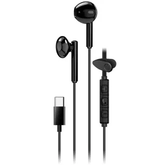 Genius HS-M366 Headset, drôtový, do uší, mikrofón, ovládanie hlasitosti, 360 ° rotačný klip, USB-C, čierny Genius HS-M366 Headset, drôtový, do uší, mikrofón, ovládanie hlasitosti, 360 ° rotačný klip, USB-C, čierny