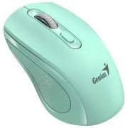 Genius NX-8025S Myš, bezdrôtová, optická, 1200DPI, 4 tlačidlá, tichá, Copilot, 2,4GHz, zelená (akvamarín)