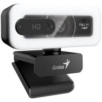 Genius FaceCam Light Webkamera, Full HD 1080p, LED osvetlenie, vstavaný mikrofón, krytka súkromia, USB / C, čierna Genius FaceCam Light Webkamera, Full HD 1080p, LED osvetlenie, vstavaný mikrofón, krytka súkromia, USB / C, čierna