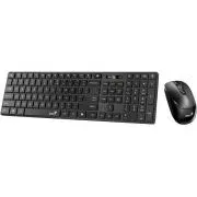 Genius SlimStar 8250 Set klávesnice a myši, bezdrôtový, CZ+SK layout, Bluetooth, 2,4 GHz, USB, Copilot, čierny