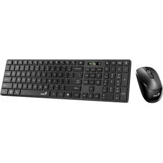 Genius SlimStar 8250 Set klávesnice a myši, bezdrôtový, CZ+SK layout, Bluetooth, 2,4 GHz, USB, Copilot, čierny Genius SlimStar 8250 Set klávesnice a myši, bezdrôtový, CZ+SK layout, Bluetooth, 2,4 GHz, USB, Copilot, čierny