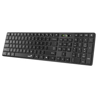 Genius Slimstar 7250BT Klávesnica, bezdrôtová, Bluetooth 5.0, 2,4GHz, USB prijímač, Copilot kláves, CZ+SK layout, čierna Genius Slimstar 7250BT Klávesnica, bezdrôtová, Bluetooth 5.0, 2,4GHz, USB prijímač, Copilot kláves, CZ+SK layout, čierna