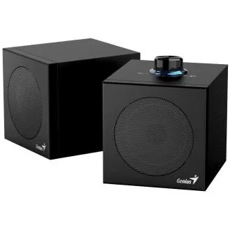 Genius SP-HF300U, Reproduktory, 2.0, 4W RMS, USB-A, USB-C, 2" meniče, drevené, ovládanie hlasitosti, čierne Genius SP-HF300U, Reproduktory, 2.0, 4W RMS, USB-A, USB-C, 2" meniče, drevené, ovládanie hlasitosti, čierne