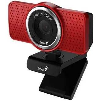 Genius ECam 8000, Webkamera, Full HD 1080p, mikrofón, USB-C, USB-A, červená Genius ECam 8000, Webkamera, Full HD 1080p, mikrofón, USB-C, USB-A, červená