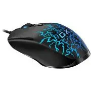 Genius GX GAMING Scorpion M300 Crack, Myš, herná, drôtová, optická, 800-2400 DPI, 4 tlačidlá, RGB podsvietenie, USB, čierna