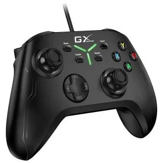 Genius GX Gaming MaxFire GX-21UV, Gamepad, drôtový, dual vibrácie, PC, Switch, Switch Lite, PS3, PS4, Android, USB, podsvietenie