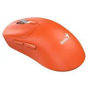 Genius NX-8260S BT, Myš, bezdrôtová, optická, 2400DPI, 6 tlačidiel, tichá, dobíjacia, Copilot, Bluetooth + 2,4 GHz, oranžová