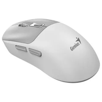Genius NX-8260S BT, Myš, bezdrôtová, optická, 2400DPI, 6 tlačidiel, tichá, dobíjacia, Copilot, Bluetooth + 2,4 GHz, bielo-šedá Genius NX-8260S BT, Myš, bezdrôtová, optická, 2400DPI, 6 tlačidiel, tichá, dobíjacia, Copilot, Bluetooth + 2,4 GHz, bielo-šedá