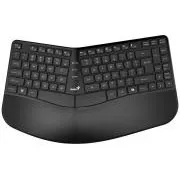 Genius Ergo KB-7000BT Klávesnica, bezdrôtová, ergonomická, Bluetooth, 2,4 GHz, USB, CZ+SK layout, Copilot kláves,čierna