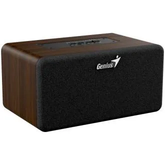 Genius SP-918BT, Reproduktor, bezdrôtový, 6W RMS, BT 5.3, 2× 2" menič, AUX vstup, USB-C, prenosný, farba tmavé drevo Genius SP-918BT, Reproduktor, bezdrôtový, 6W RMS, BT 5.3, 2× 2" menič, AUX vstup, USB-C, prenosný, farba tmavé drevo