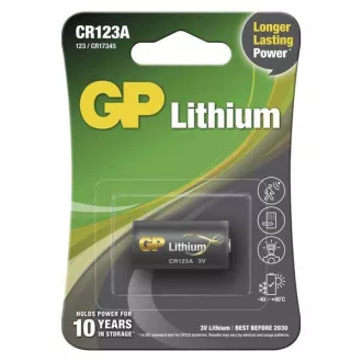 GP Lítiová batéria CR123A GP Lítiová batéria CR123A
