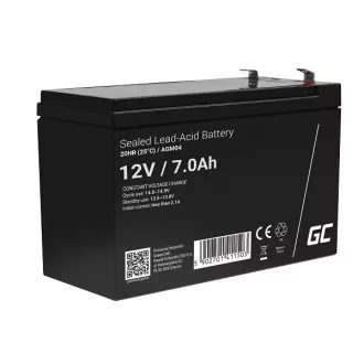 Green Cell AGM VRLA 12V 7Ah maintenance-free battery pre UPS units