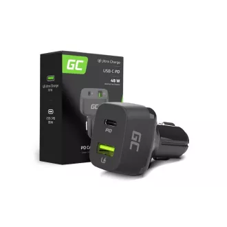 Green Cell Nabíjačka do auta USB-C 48W (Power Delivery 30W, QC 3.0) Green Cell Nabíjačka do auta USB-C 48W (Power Delivery 30W, QC 3.0)
