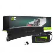 Green Cell Batéria pre elektrobicykle 36V 7,8Ah 281Wh Typ rámu Ebike 2 kolíky pre Chrisson, Ducati, Torpado s nabíjačkou