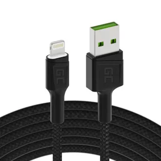 Green Cell Ray Kábel USB-A - Lightning 2m LED s rýchlym nabíjaním pre Apple iPhone Green Cell Ray Kábel USB-A - Lightning 2m LED s rýchlym nabíjaním pre Apple iPhone