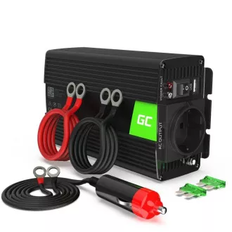 Green Cell Menič napájania Power Inverter do auta 12V na 230V 300W / 600W