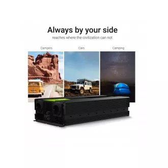Green Cell Power Inverter 12V to 230V 1500W/3000W Pure sine wave Green Cell Power Inverter 12V to 230V 1500W/3000W Pure sine wave