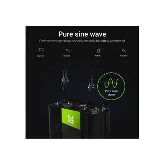 Green Cell Power Inverter 12V to 230V 1500W/3000W Pure sine wave Green Cell Power Inverter 12V to 230V 1500W/3000W Pure sine wave