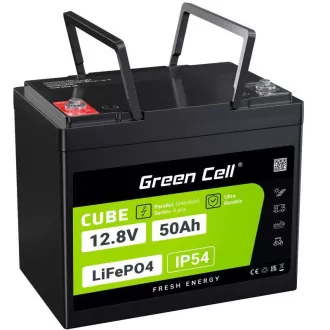 Green Cell CUBE LiFePO4 50Ah 12.8V 640Wh Lítium Iron Phosphate Battery pre Camper, Golf Cart, Wind Power Plant