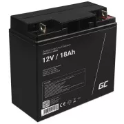 Green Cell AGM VRLA 12V 18Ah maintenance-free battery pre mower, scooter, boat, wheelchair