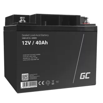 Green Cell AGM VRLA 12V 40Ah maintenance-free battery pre mower, scooter, boat, wheelchair Green Cell AGM VRLA 12V 40Ah maintenance-free battery pre mower, scooter, boat, wheelchair