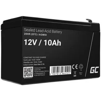 Green Cell AGM VRLA 12V 10Ah maintenance-free battery pre UPS units