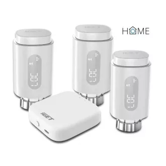 iGET HOME TS10 Premium kit (3x TS10 Thermostat Radiator Valve + 1x GW1 Gateway)