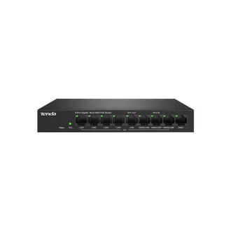 Tenda G0-8G-PoE - Gigabit PoE Router, 9x RJ45, MultiWAN, 8x PoE 802.3af/at, 10/100/1000Mbps Tenda G0-8G-PoE - Gigabit PoE Router, 9x RJ45, MultiWAN, 8x PoE 802.3af/at, 10/100/1000Mbps