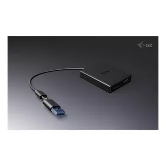 I-Tec USB-A/USB-C Dual 4K DP Video adaptér