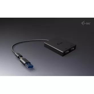 I-Tec USB-A/USB-C Dual 4K HDMI Video adaptér