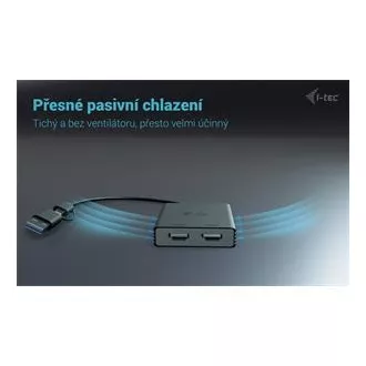 I-Tec USB-A/USB-C Dual 4K HDMI Video adaptér