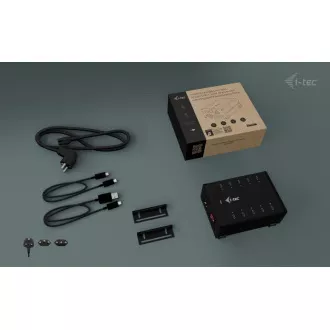 I-tec USB-C/USB-A Metal Charging + Data HUB, 15W per port, 10x USB-C, 180W