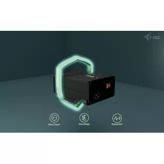 I-tec USB-C/USB-A Metal Charging + Data HUB, 15W per port, 10x USB-C, 180W