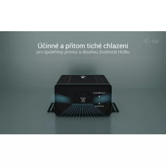 I-tec USB-C/USB-A Metal Charging + Data HUB, 15W per port, 10x USB-C, 180W