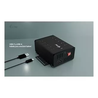 I-tec USB-C/USB-A Metal Charging + Data HUB, 15W per port, 10x USB-C, 180W