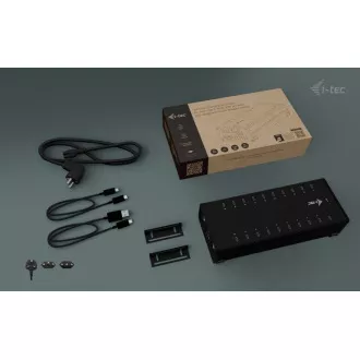 I-tec USB-C/USB-A Metal Charging + Data HUB, 15W per port, 20x USB-C, 360W