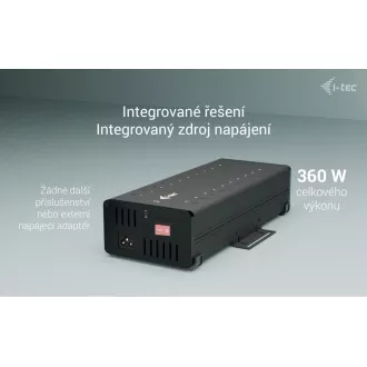 I-tec USB-C/USB-A Metal Charging + Data HUB, 15W per port, 20x USB-C, 360W
