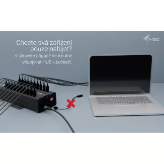 I-tec USB-C/USB-A Metal Charging + Data HUB, 15W per port, 20x USB-C, 360W